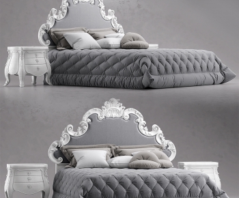 European Style Double Bed-ID:394055217