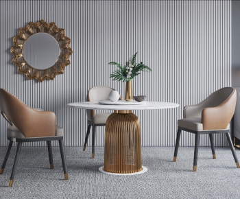 Modern Dining Table And Chairs-ID:954924651