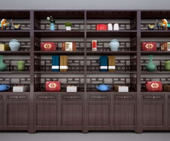 Chinese Style Bookcase-ID:992952513