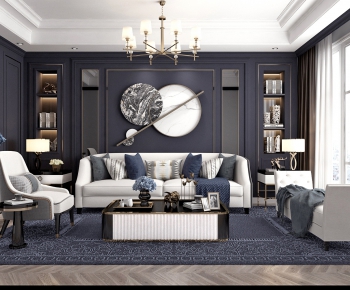 American Style A Living Room-ID:734257325