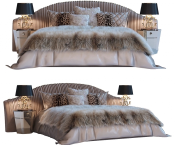 Modern Double Bed-ID:359370134