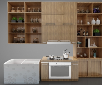 Modern Kitchen Cabinet-ID:637420623