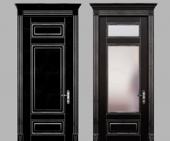 European Style Solid Wood Door-ID:898120385
