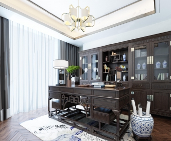 New Chinese Style Study Space-ID:770809648