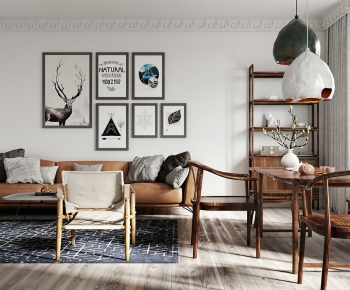 Nordic Style A Living Room-ID:929538726