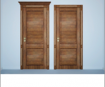 Modern Solid Wood Door-ID:743344899