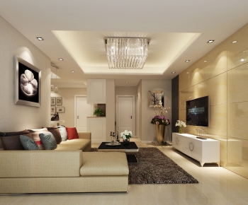 Modern A Living Room-ID:783783682