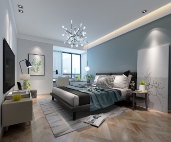 Nordic Style Bedroom-ID:584225262