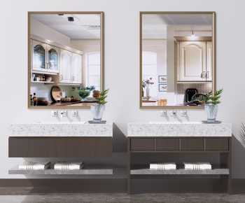 Nordic Style Bathroom Cabinet-ID:820918549