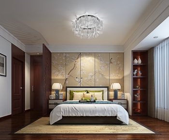 New Chinese Style Bedroom-ID:787250315