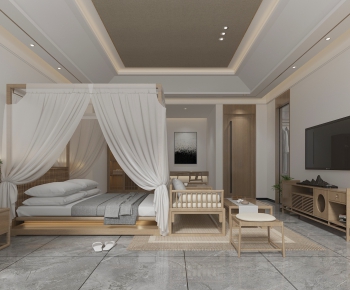 New Chinese Style Bedroom-ID:797255185
