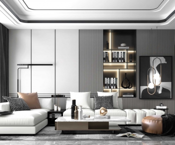 Modern A Living Room-ID:574537192