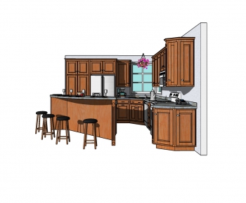 European Style Kitchen Cabinet-ID:545441952