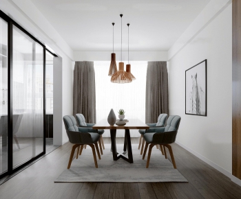 Nordic Style Dining Room-ID:818324638