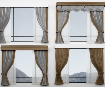 Simple European Style The Curtain-ID:811919576