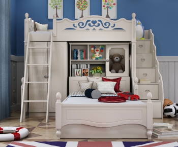 American Style Bunk Bed-ID:122837571