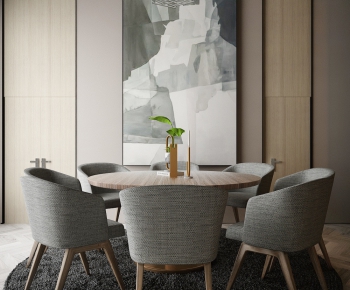 Nordic Style Dining Table And Chairs-ID:993023641