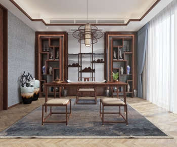 New Chinese Style Study Space-ID:872187749