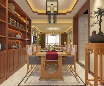 New Chinese Style Dining Room-ID:272354473