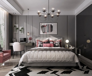 Nordic Style Bedroom-ID:163558381