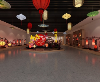 New Chinese Style Exhibition Hall-ID:217424445