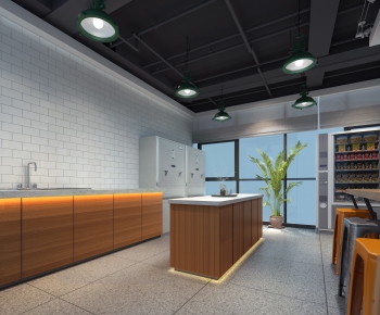 Modern Office Tea Room-ID:631227519