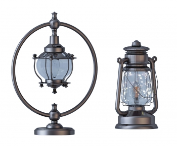 Industrial Style Table Lamp-ID:399280184