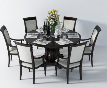 Modern Dining Table And Chairs-ID:745756425