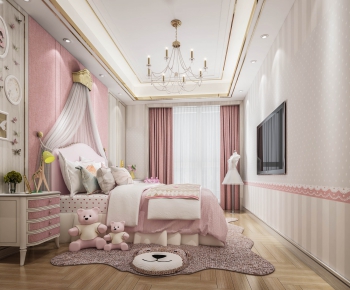American Style Girl's Room Daughter's Room-ID:336672755