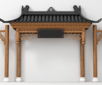 New Chinese Style Building Component-ID:896900267