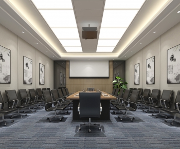 New Chinese Style Meeting Room-ID:211242328