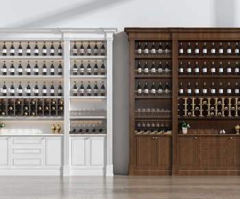 European Style Wine Cabinet-ID:668722665