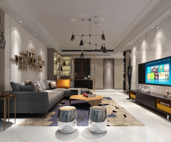Modern A Living Room-ID:208010211