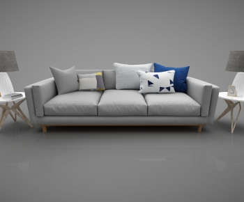 Modern Three-seat Sofa-ID:763145731