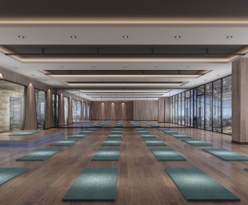 Modern Yoga Room-ID:489829846