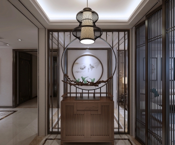 New Chinese Style Hallway-ID:307160188