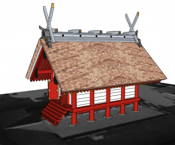 Japanese Style Ancient Architectural Buildings-ID:209971185