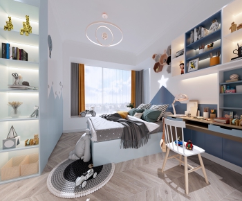 Nordic Style Boy's Room And Son's Room-ID:534603182