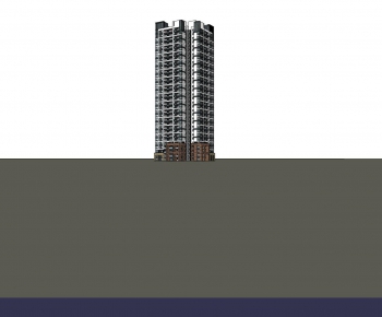 Modern Building Appearance-ID:396904191