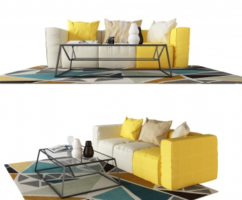 Modern Three-seat Sofa-ID:414085681