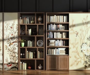 New Chinese Style Bookcase-ID:427859117