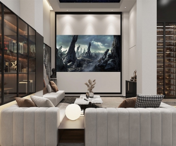 Modern A Living Room-ID:950539371