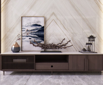 New Chinese Style TV Cabinet-ID:621805517