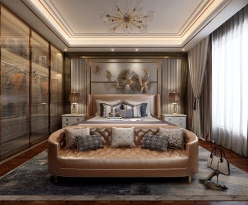 Modern Hong Kong Style Bedroom-ID:643265523