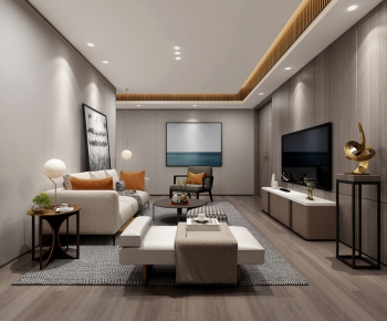 Modern A Living Room-ID:935245633