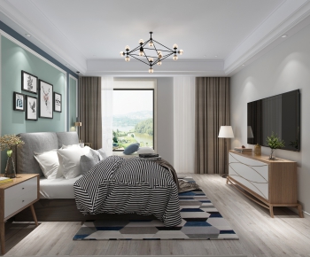 Nordic Style Bedroom-ID:600449647