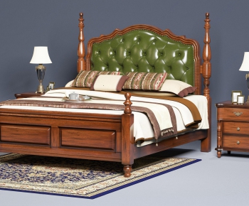 American Style Double Bed-ID:318320849