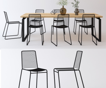 Modern Dining Table And Chairs-ID:403516696