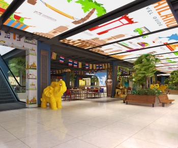Southeast Asian Style Shopping Malls And Supermarkets-ID:111507475