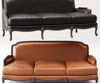 American Style Three-seat Sofa-ID:358830759